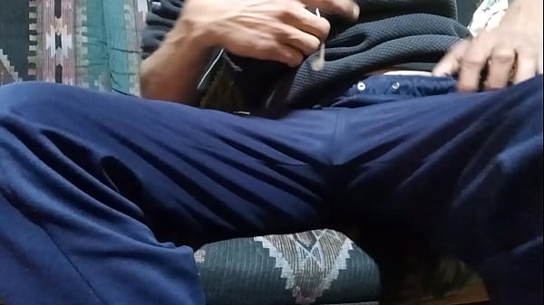 anonymous bottom takes off pants to show black underwear and ass