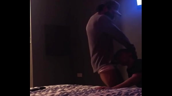 shadowy anonymous doggy in hotel